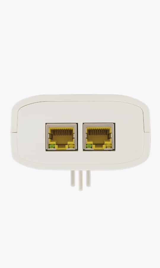 G.hn Powerline Adapter with 2 PoE enabled Gigabit Ports Wave 2
