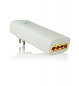 Product Image GPL-2000S4 G.hn Powerline Adapter with 4 Port Switch