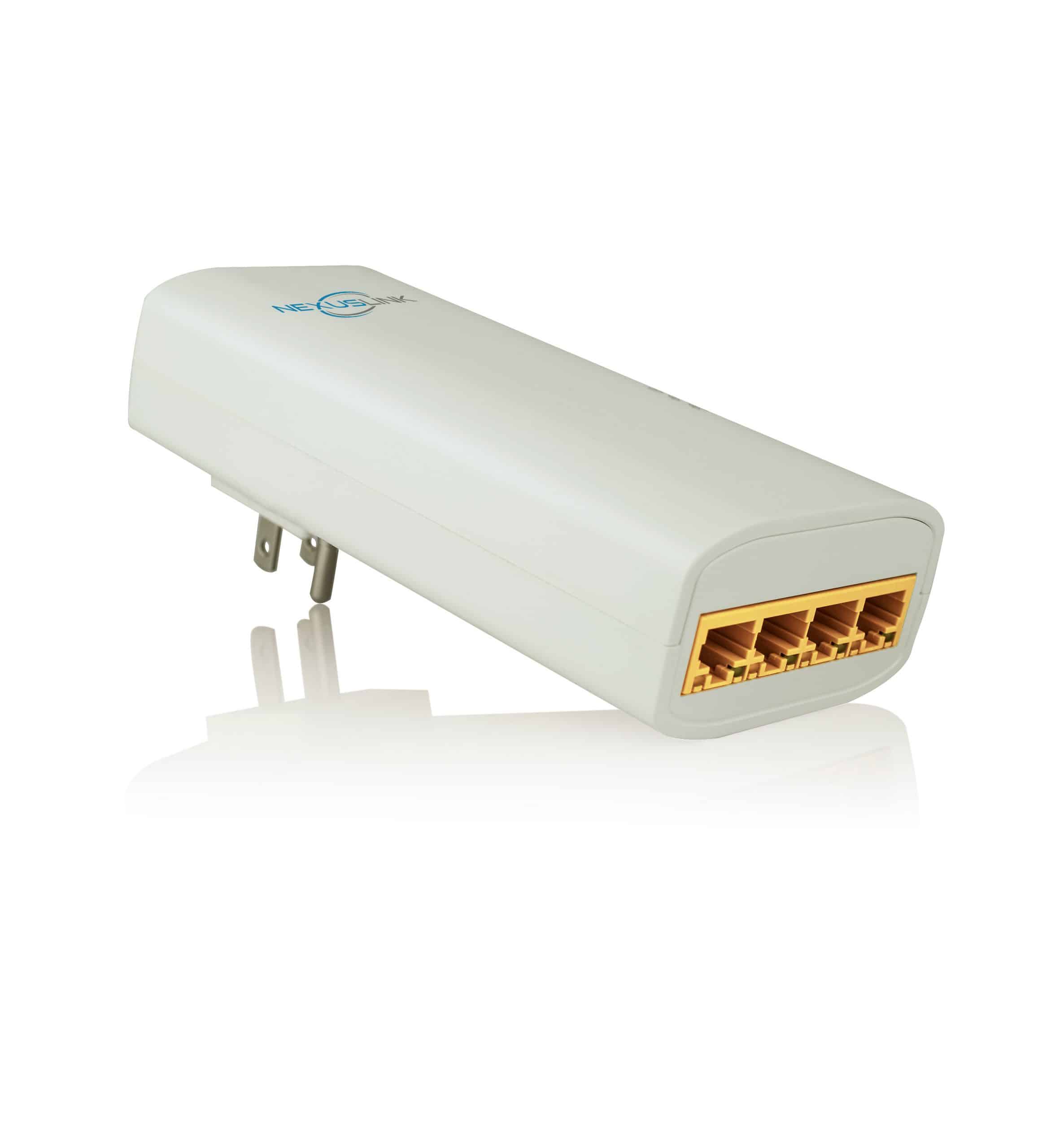 Powerline Ethernet Adapter 4 Port Switch